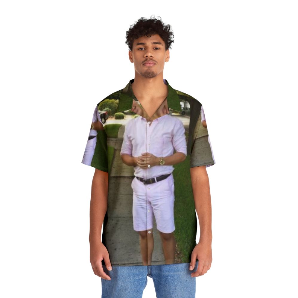 "You Know I Had To Do It To Em" Hawaiian Shirt with Tropical Floral Pattern - People Front