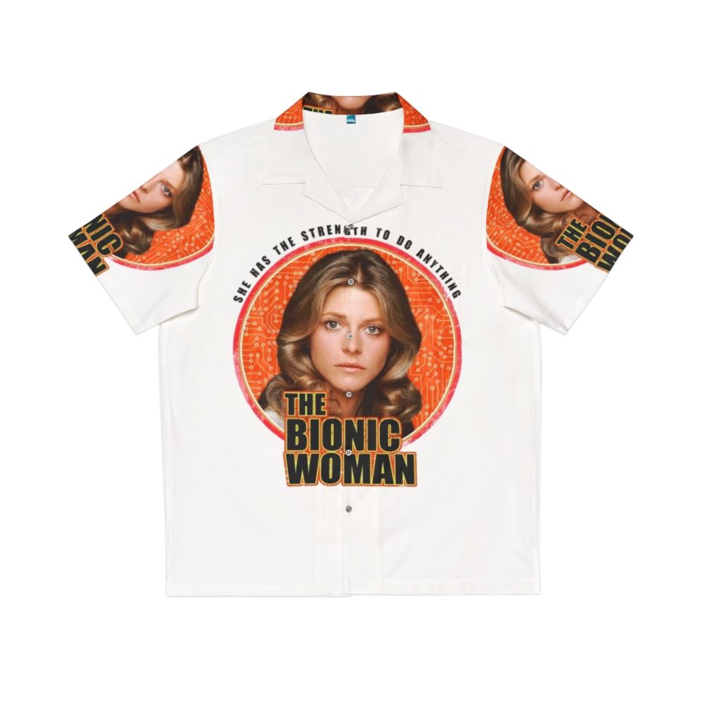 Retro Bionic Woman Hawaiian Shirt