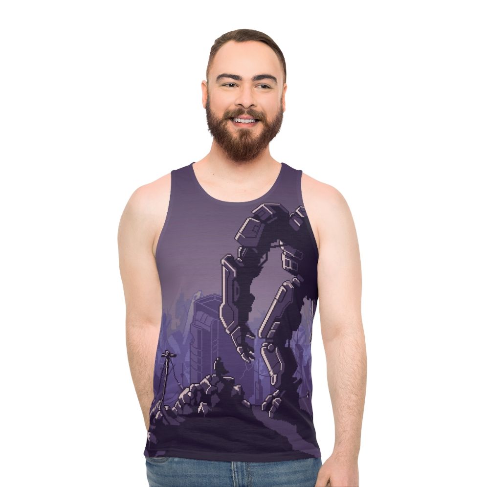 Mech Warrior Unisex Tank Top - men