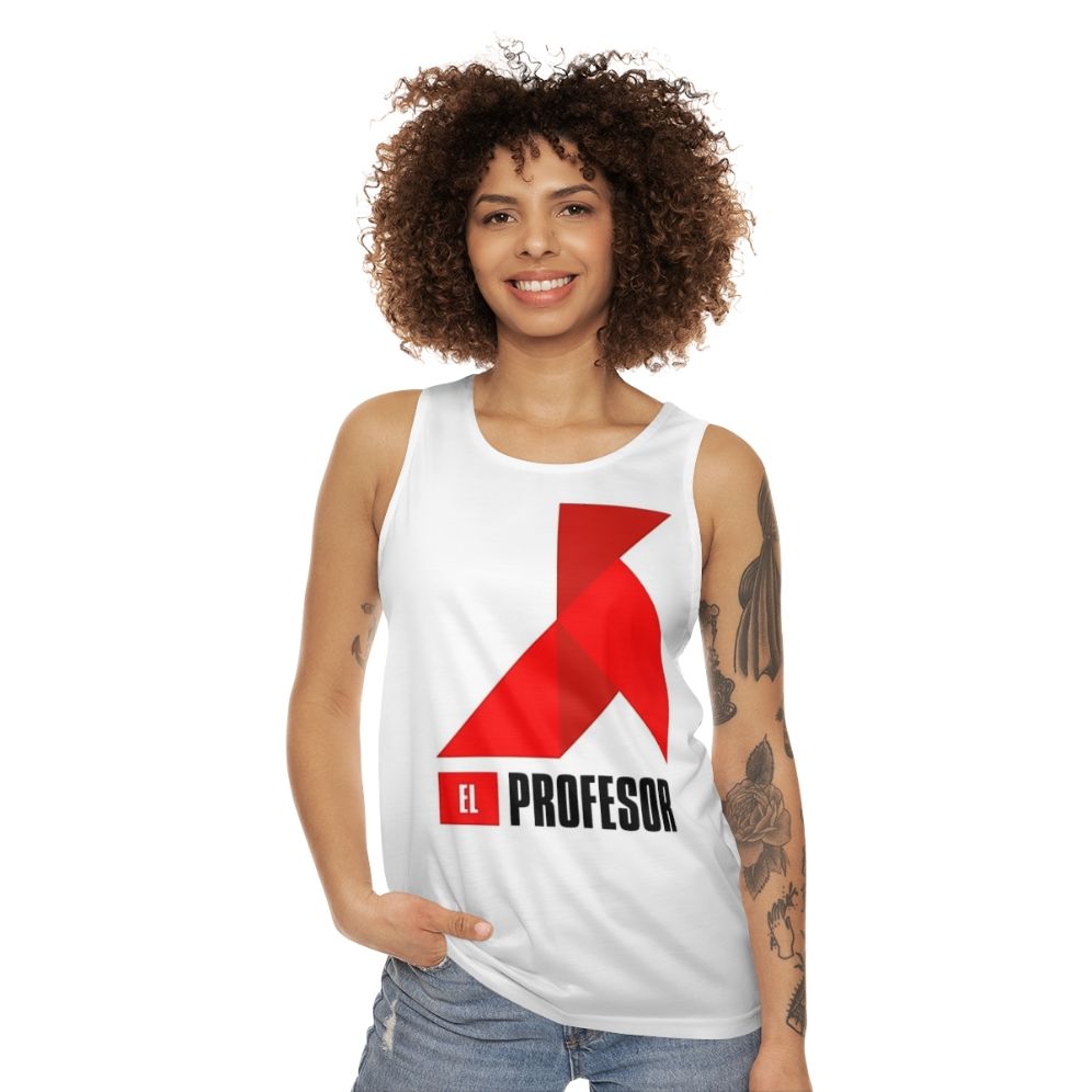 The Professor Money Heist Unisex Tank Top - women