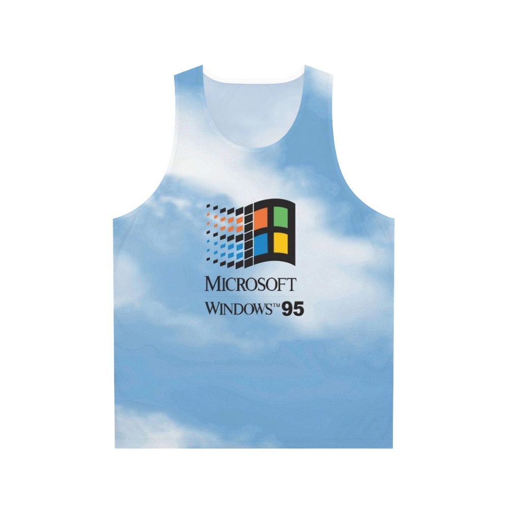 Retro Windows 95 98 Logo Unisex Tank Top