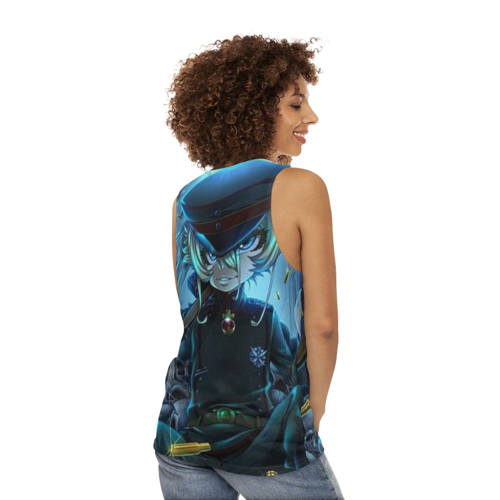 Tanya Von Degurechaff Anime Unisex Tank Top - women back