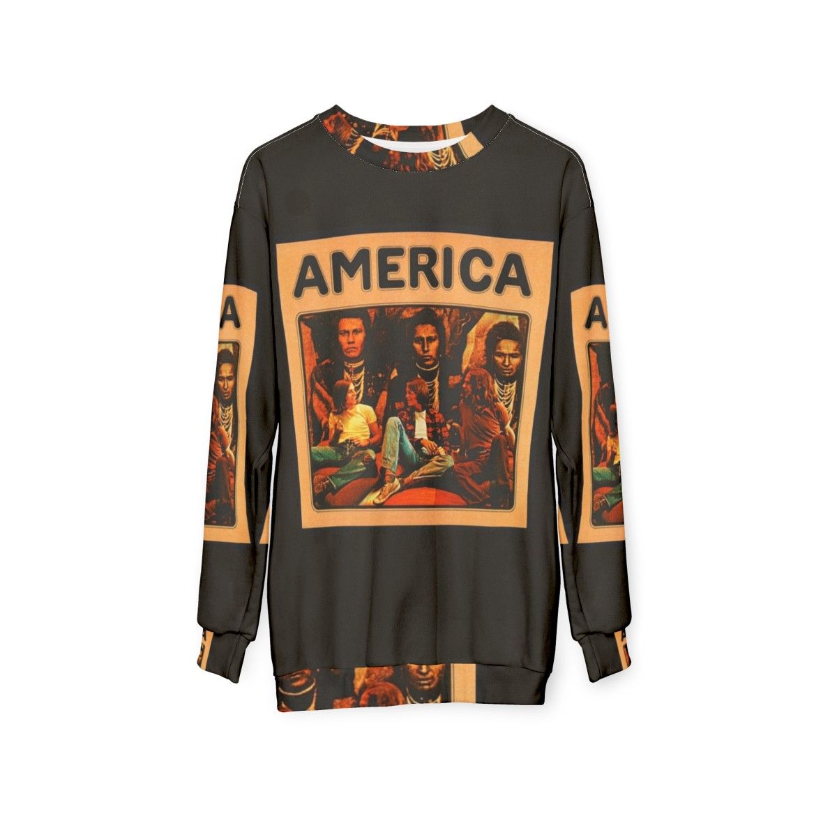 Patriotic America Sweatshirt - hanging