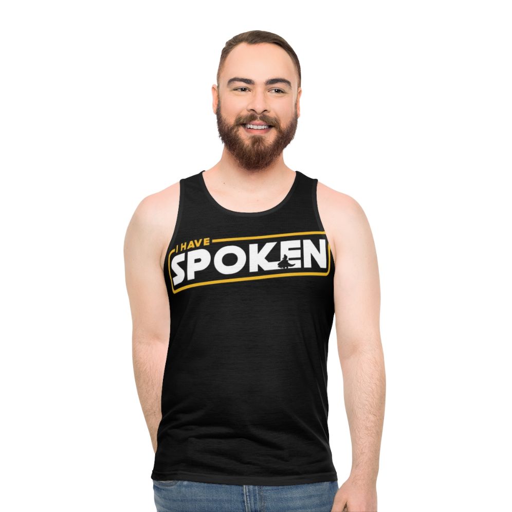 Mandalorian "I Have Spoken" Unisex Tank Top - men