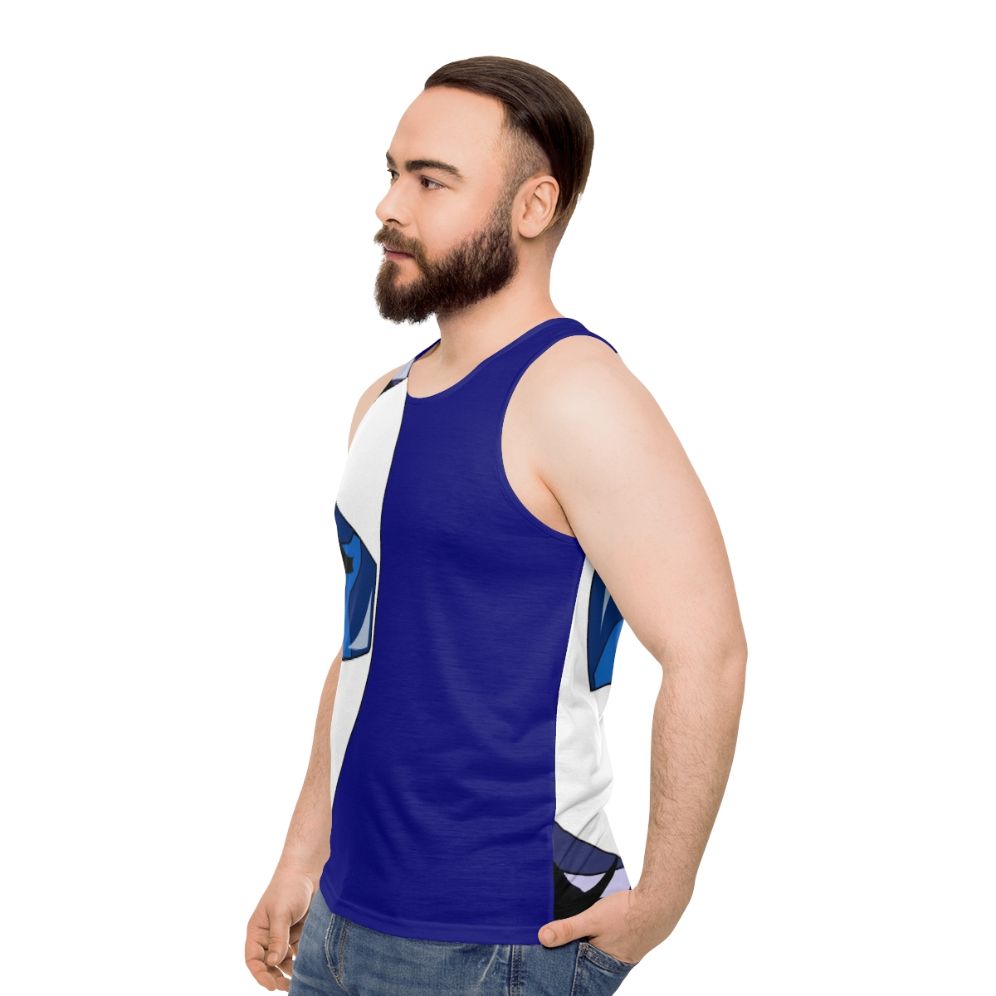 Goldorak Anime Mecha Unisex Tank Top - men side