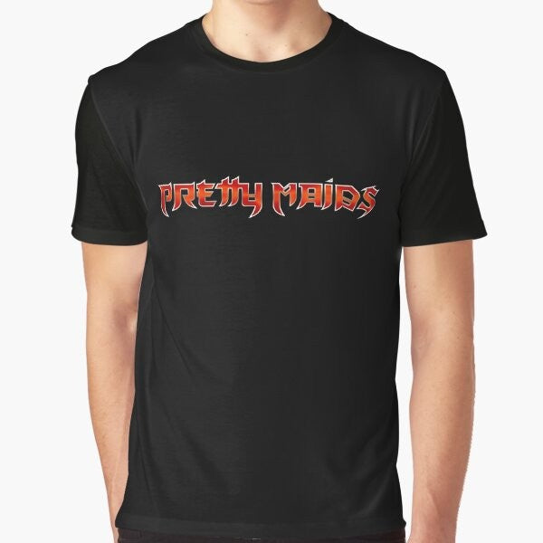 Pretty Maids Heavy Metal Band Graphic T-Shirt