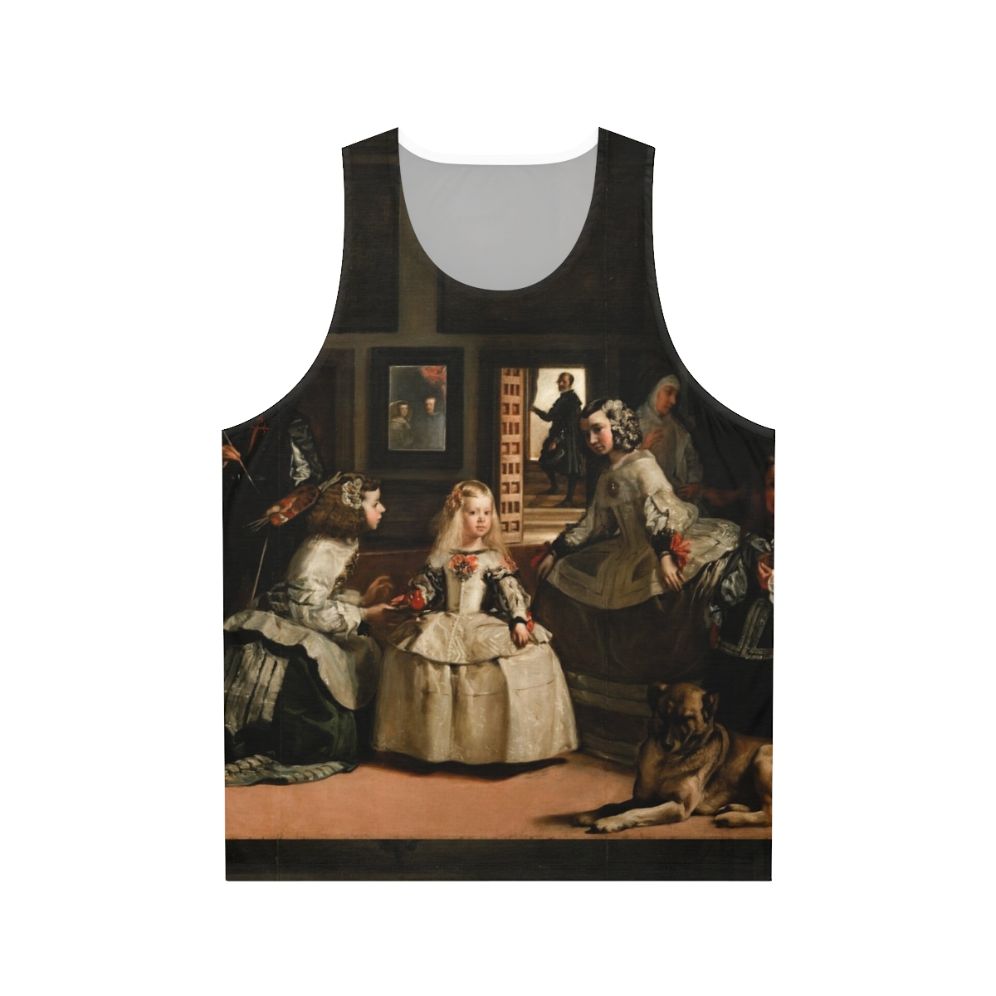 Iconic Las Meninas baroque art tank top featuring Diego Velázquez's masterpiece