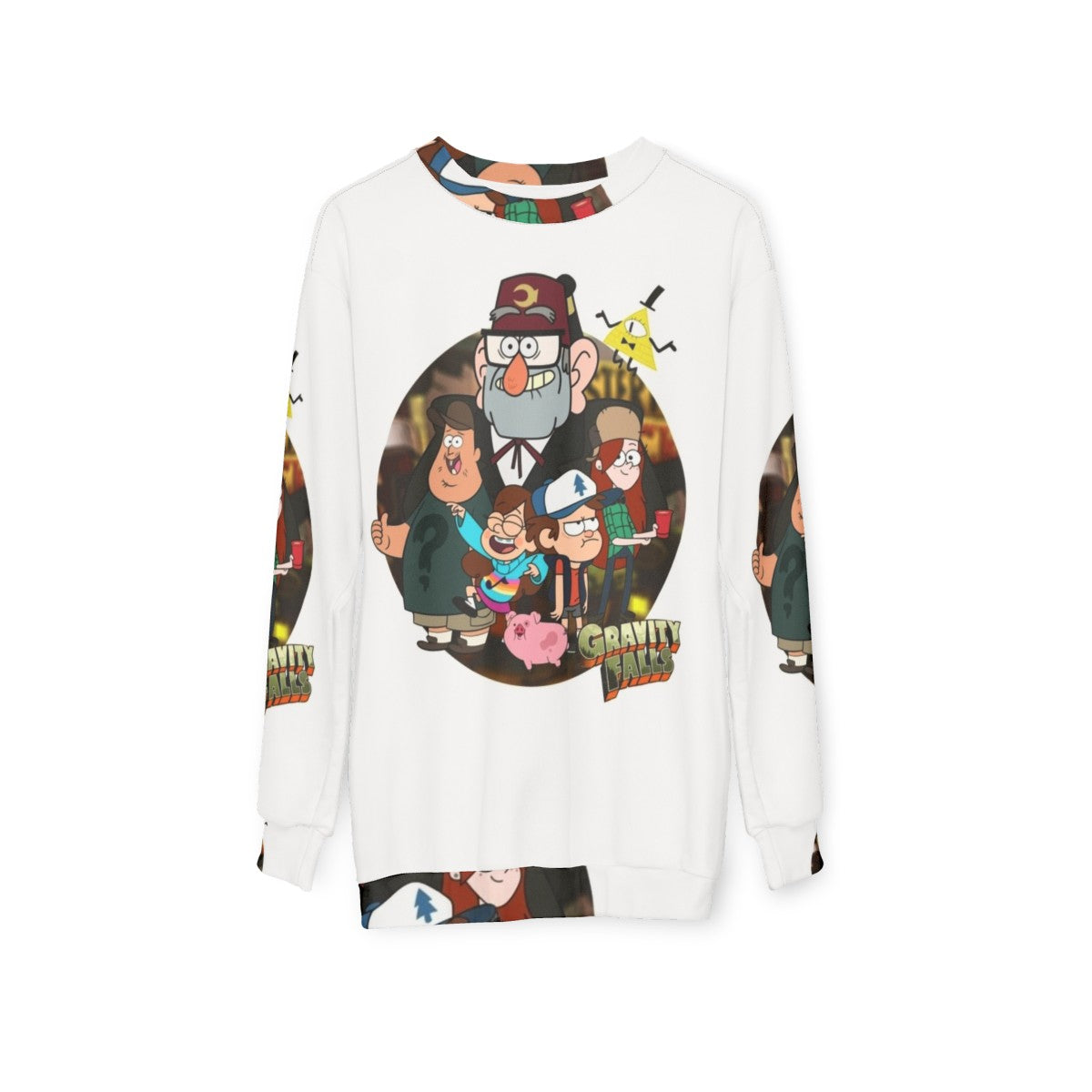 Gravity Falls Cartoon Sweatshirt - hanging