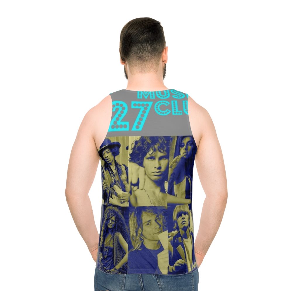 Unisex 27 Music Club Tank Top - men back