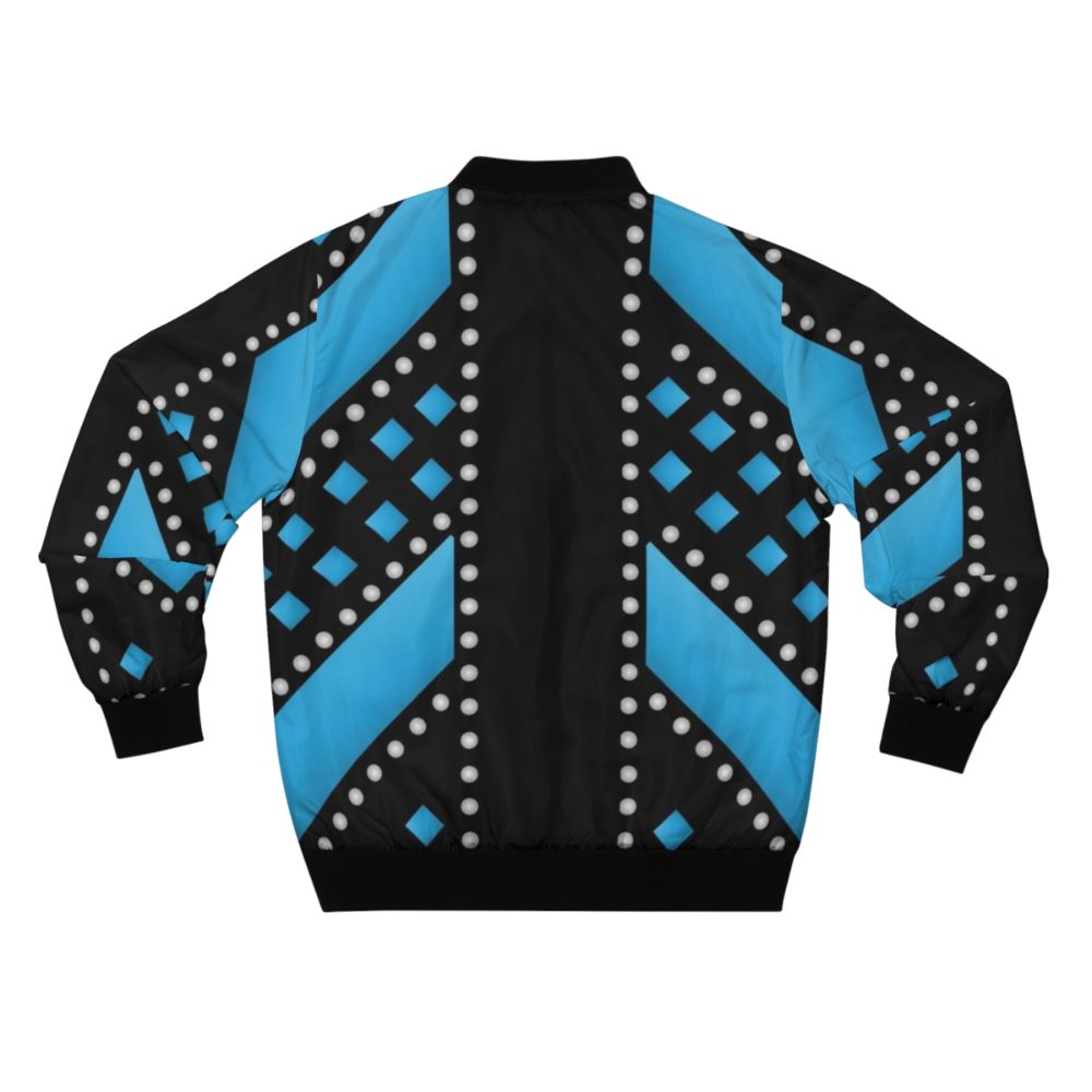 Six The Musical Teal Costume Bomber Jacket - Back