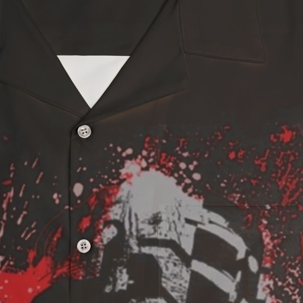 Dead Space Isaac Clarke Horror Hawaiian Shirt - Detail