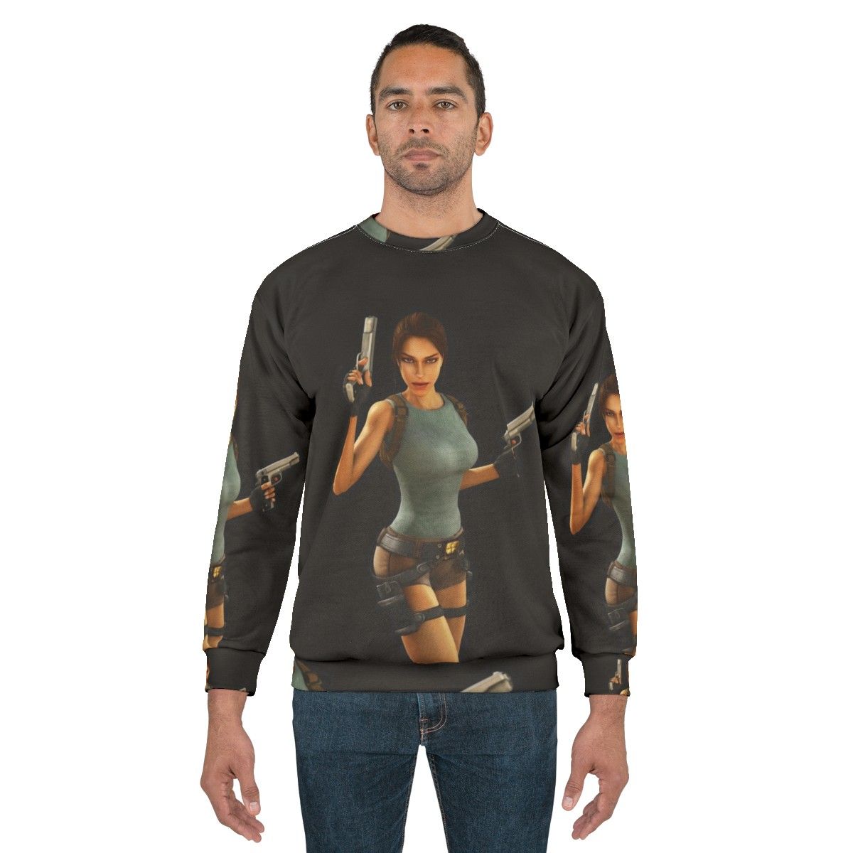 Lara Croft 20th Anniversary Tomb Raider Gaming Sweatshirt - men