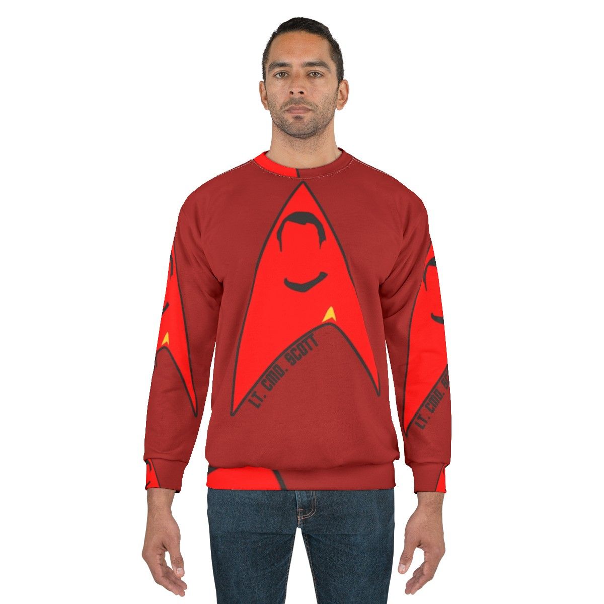 Lt Commander Scott Star Trek Sweatshirt - men