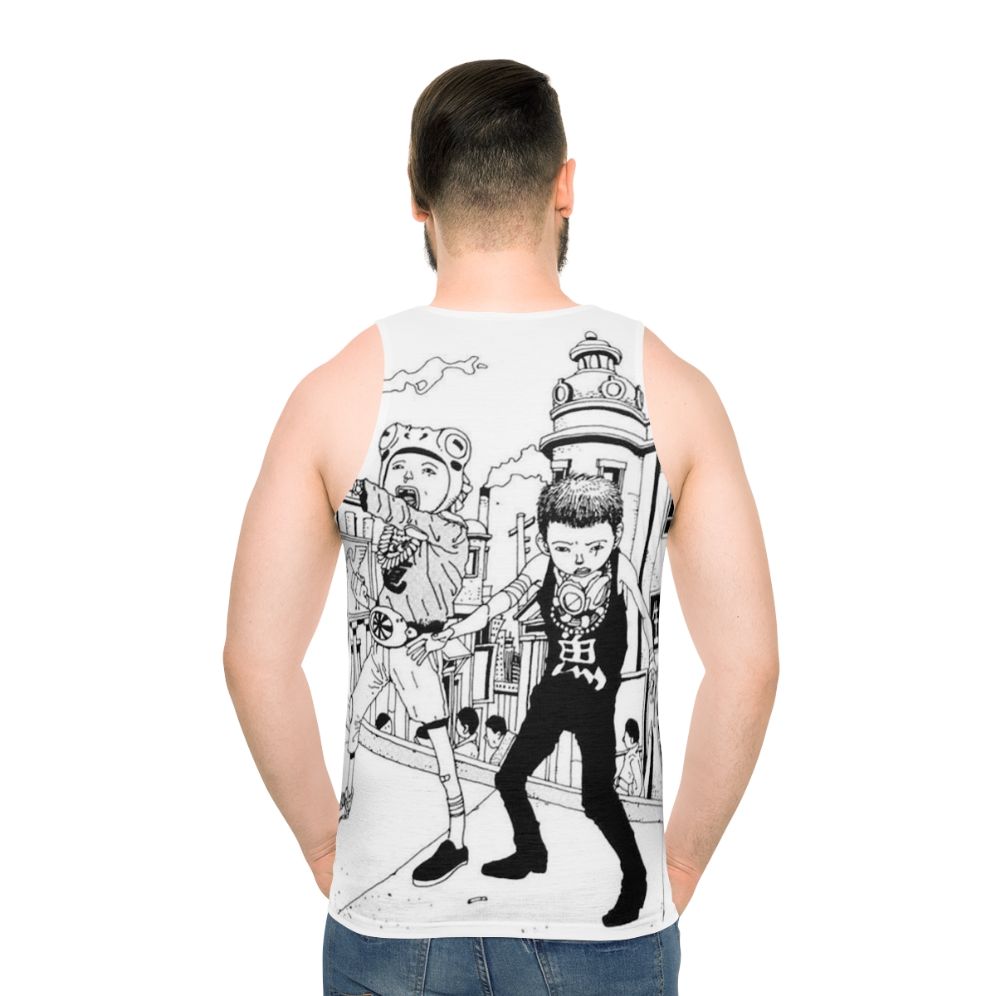 Tekkonkinkreet anime manga graphic unisex tank top - men back