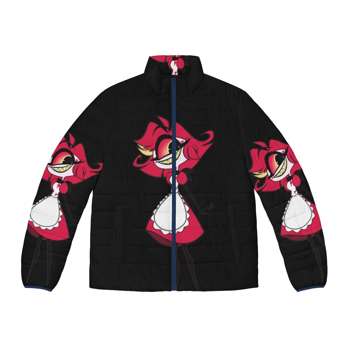 Hazbin Hotel Niffty Puffer Jacket with Niffty Character Design