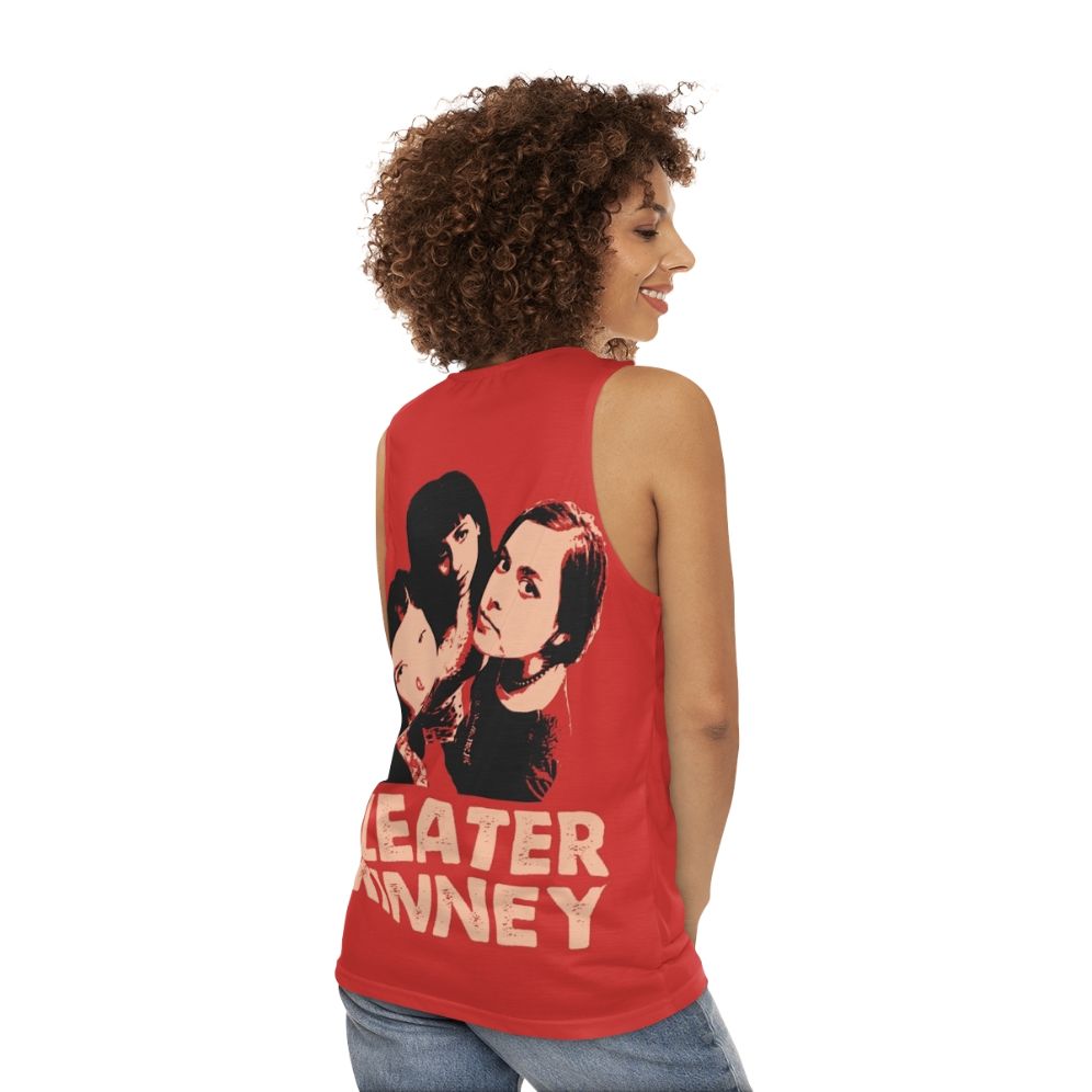 Sleater-Kinney Unisex Punk Rock Tank Top - women back