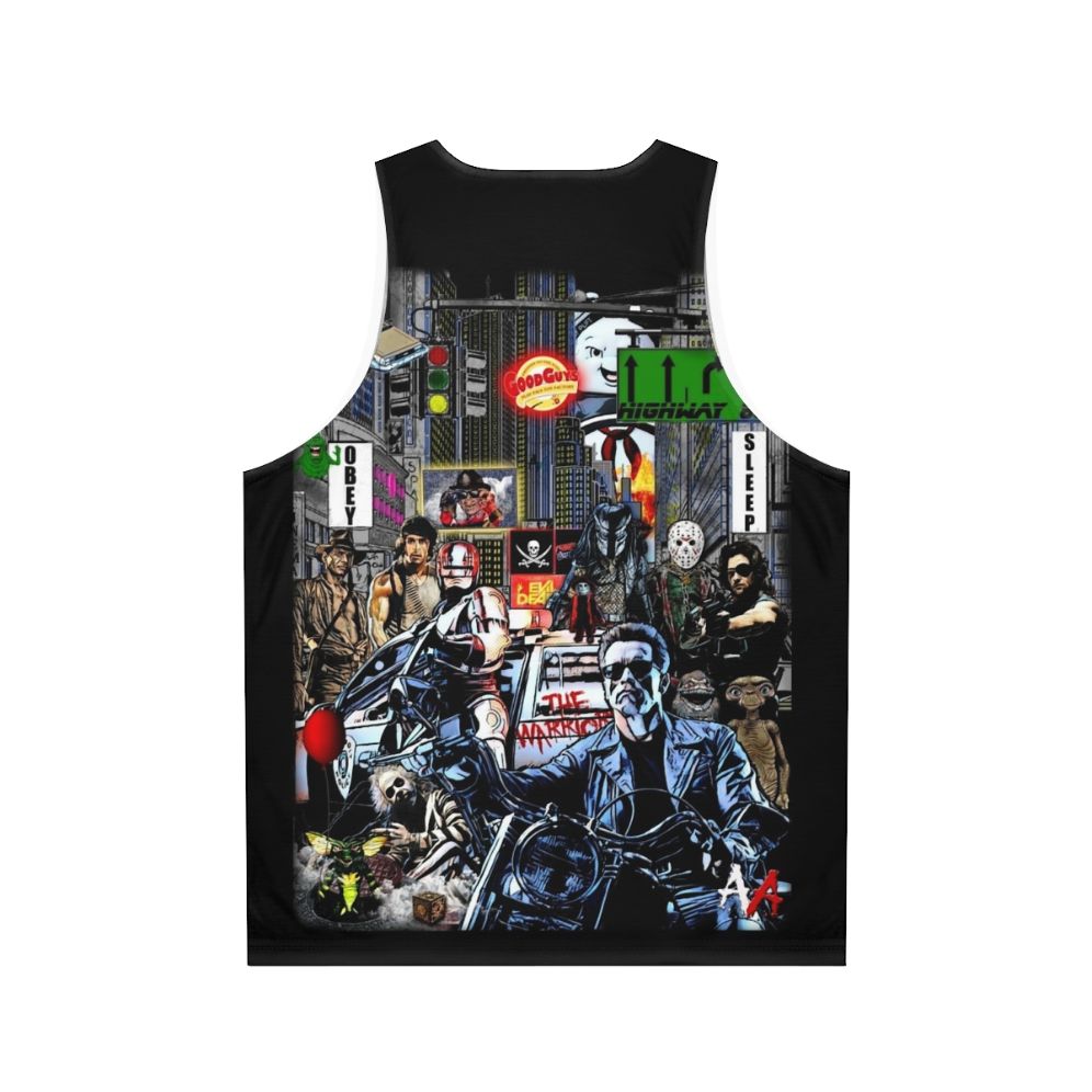 Retro 80s unisex tank top - Back