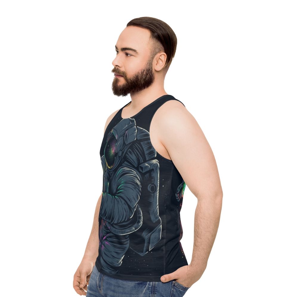 Intergalactic Jellyspace Unisex Tank Top - men side