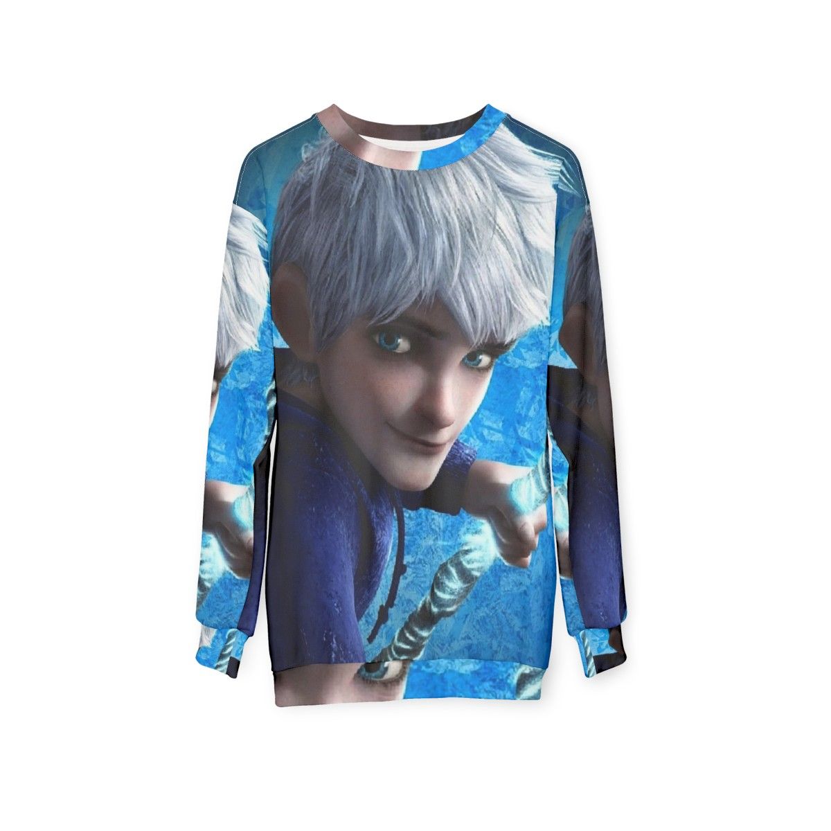 Jack Frost Sweatshirt - Cozy Winter Apparel for Rise of the Guardians Fans - hanging