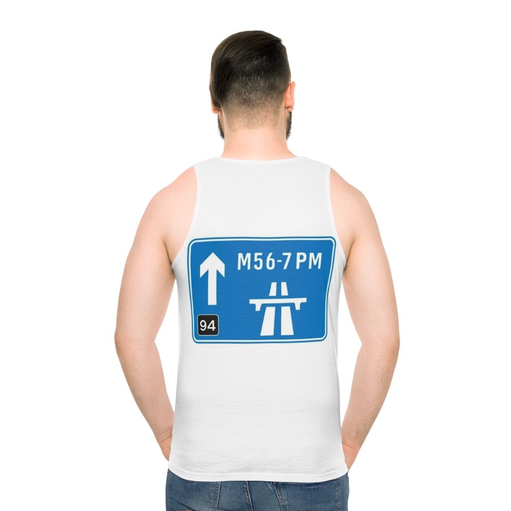 The Fall Mark E Smith Unisex Tank Top - men back