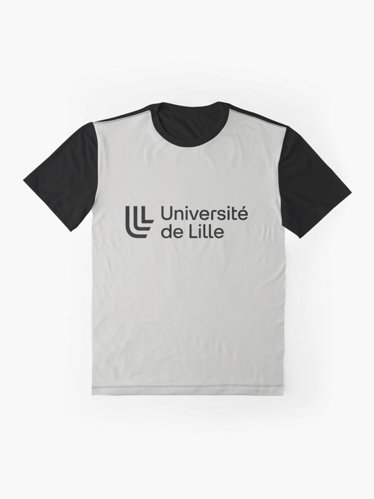 Université de Lille Graphic T-Shirt with university logo and text - Flat lay