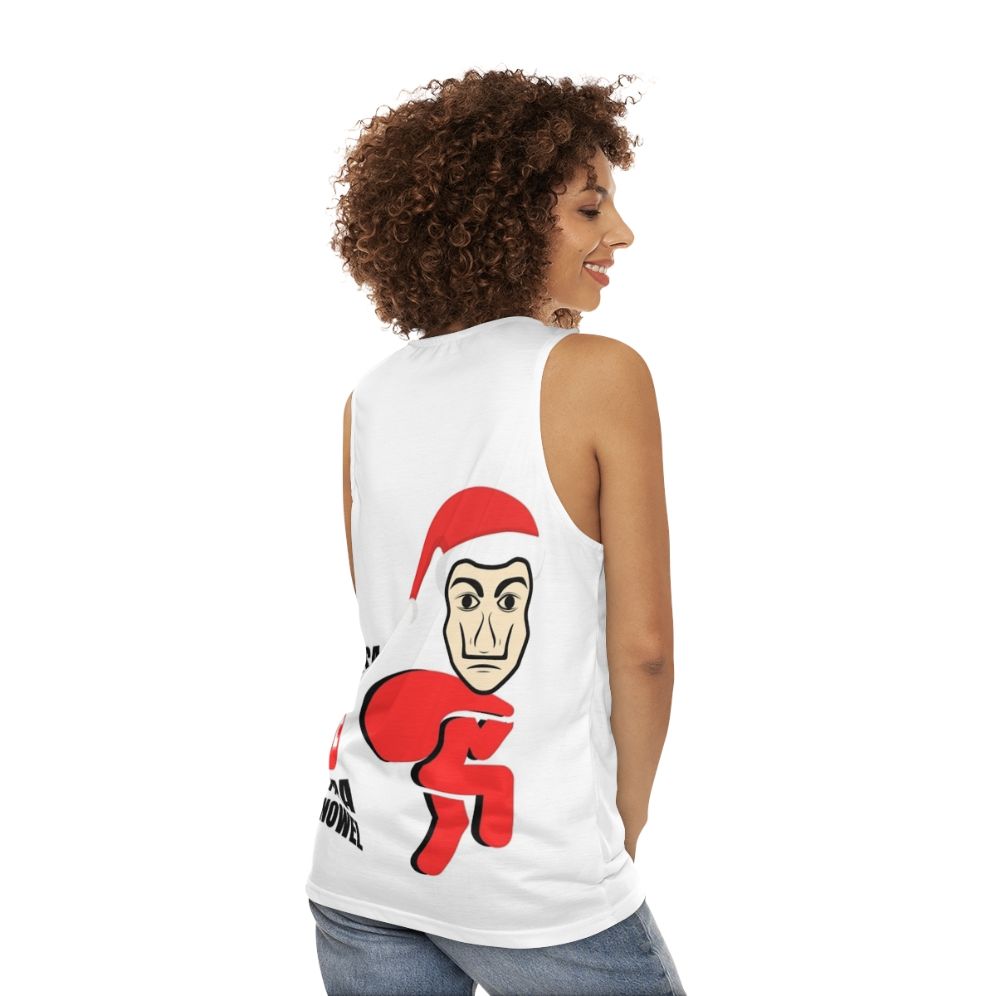 Casa De Papel Money Heist Unisex Tank Top - women back