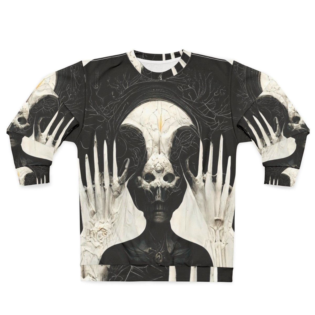 HR Giger Necronomicon Midjourney AI Art Sweatshirt