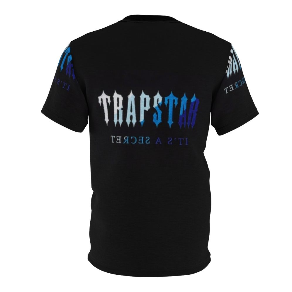 Premium Trapstar-inspired all-over-print t-shirt featuring a striking chenille graphic design - Back