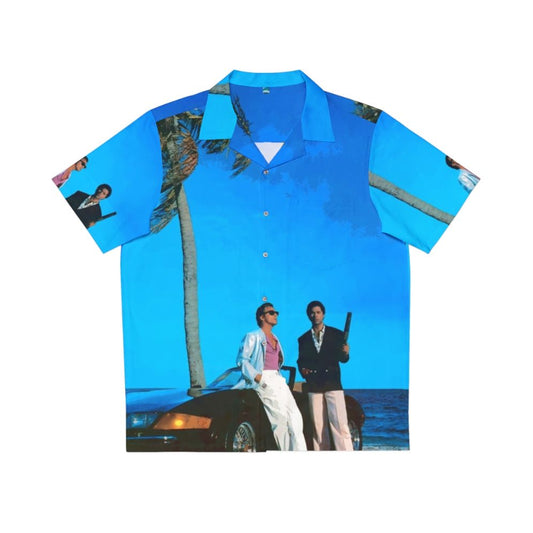 Blue Miami Vice Hawaiian Shirt