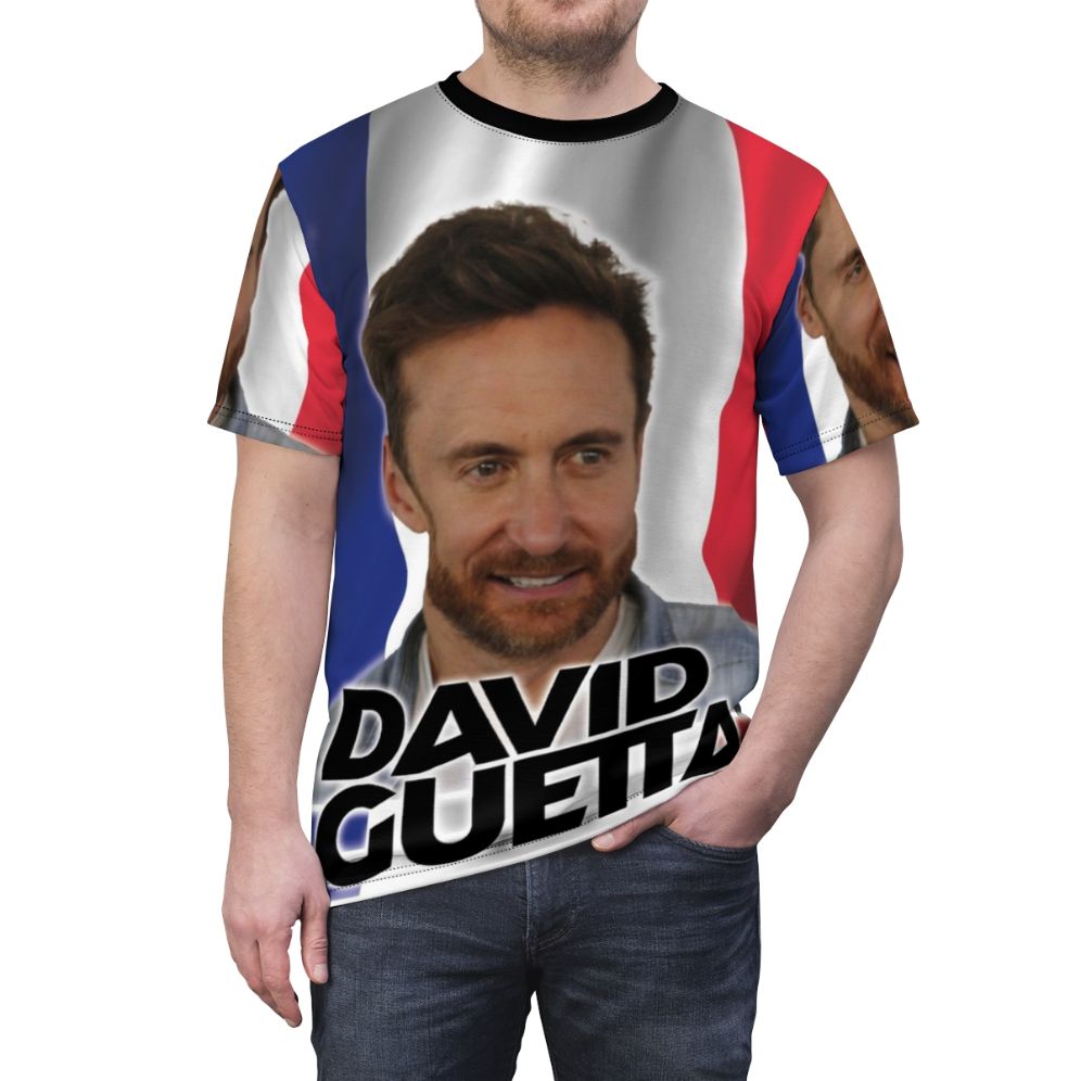 David Guetta AOP T-shirt - Showcase Your Love for the Legendary Music Producer and DJ - men front