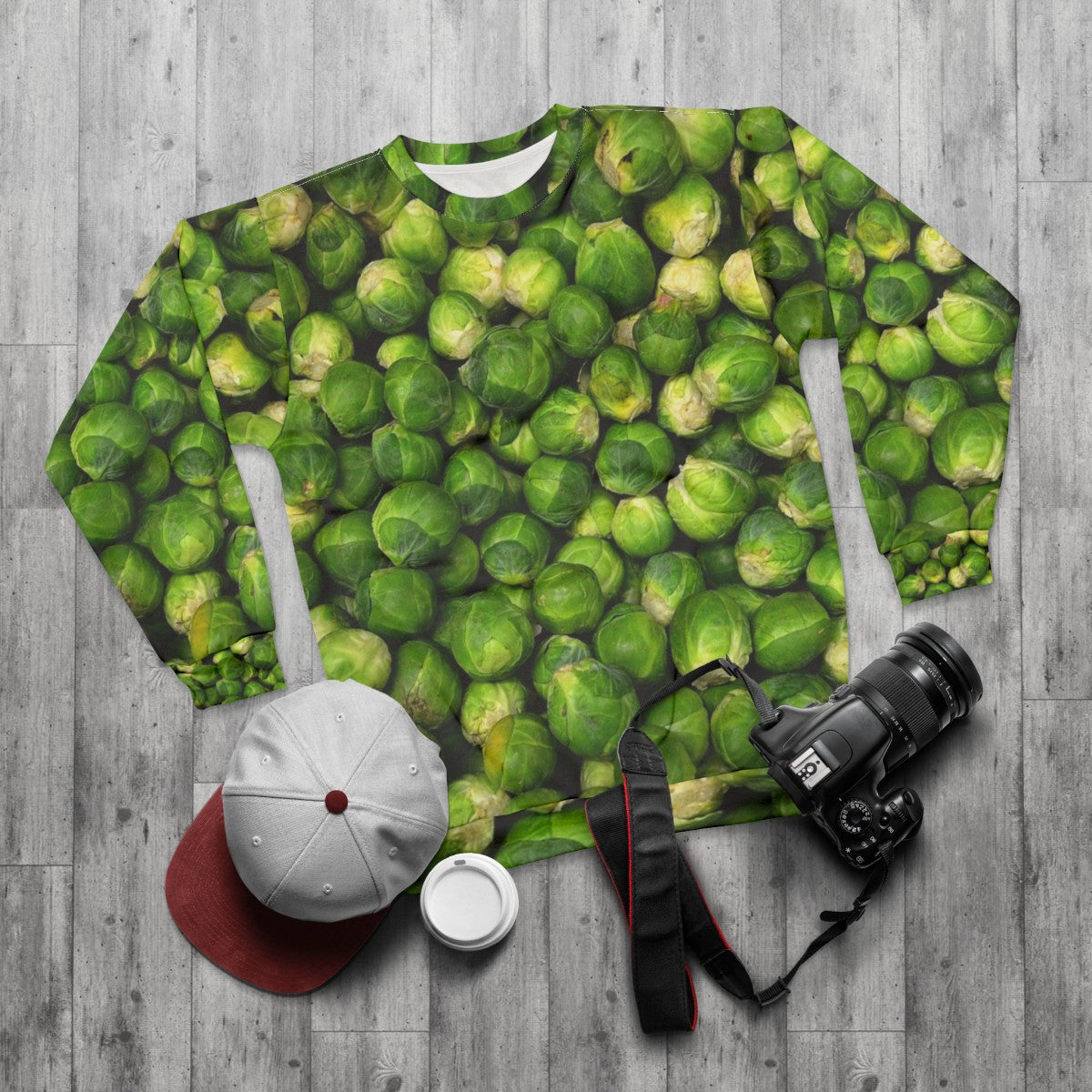 Brussels Sprouts Sweatshirt - flat lay