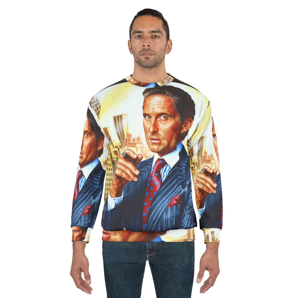 Michael Douglas Classic Movie Portrait Sweatshirt - men