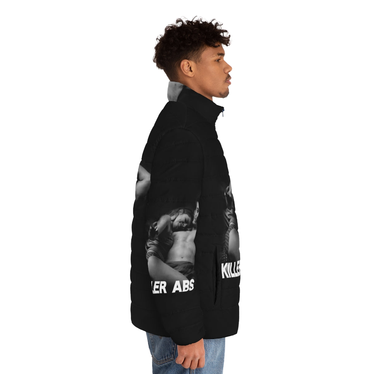 Killer Abs iZombie Puffer Jacket, featuring a stylish and warm design for the winter season. - men side right