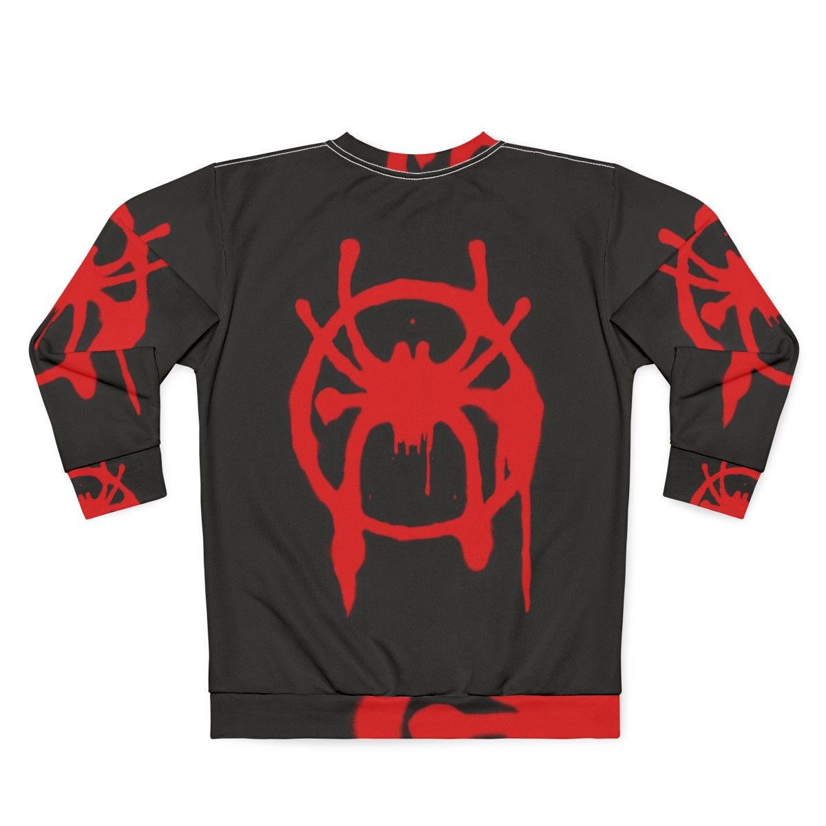 Spider-Verse Sweatshirt with Miles Morales Graphic - Back