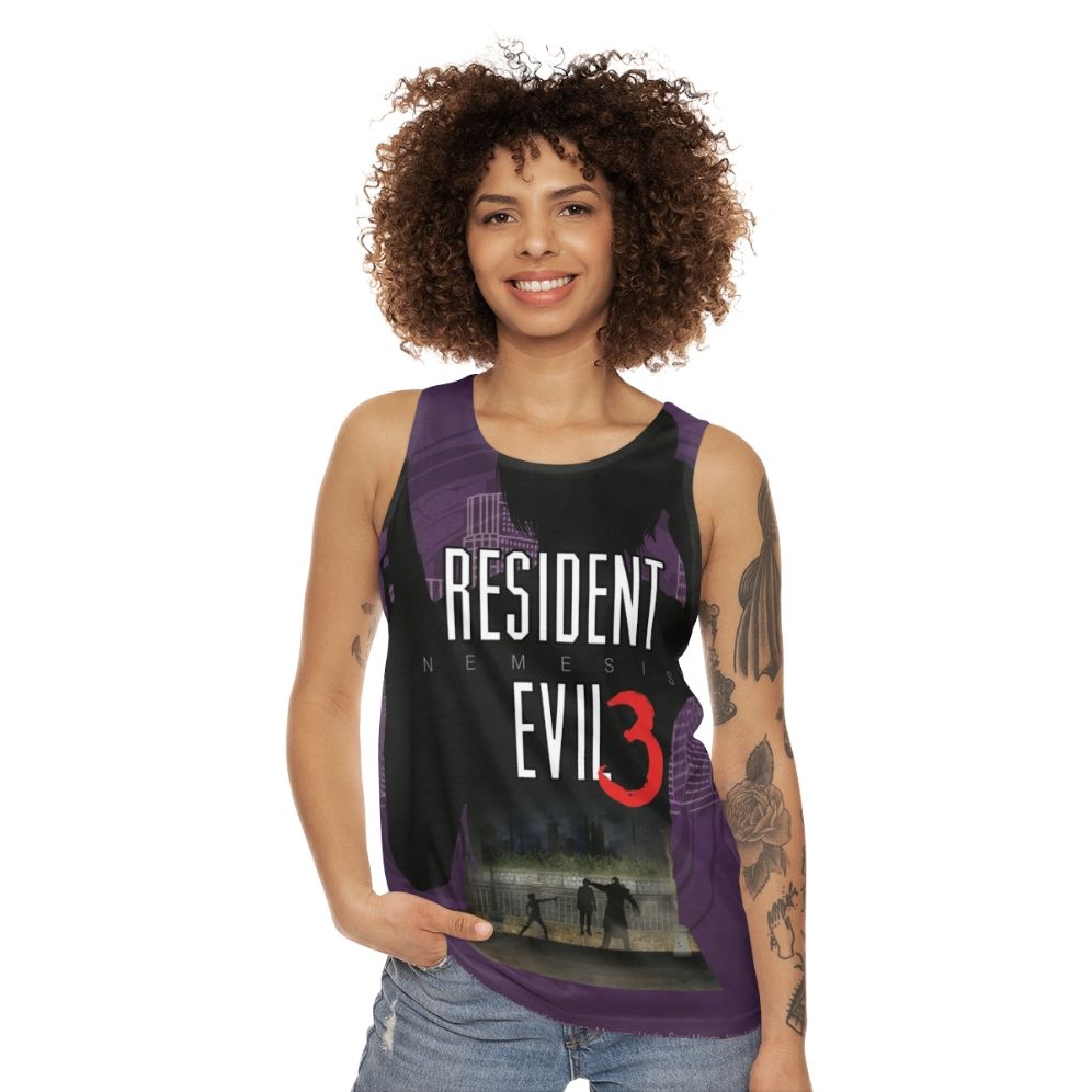 Resident Evil Nemesis Minimalist Unisex Tank Top - women