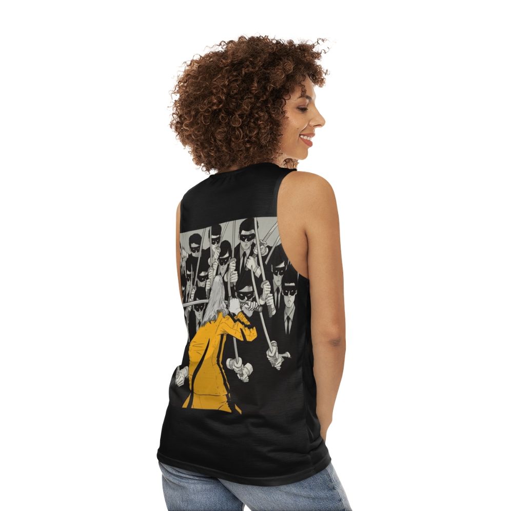 Kill Bill Unisex Tank Top with Anime-Inspired Design - women back