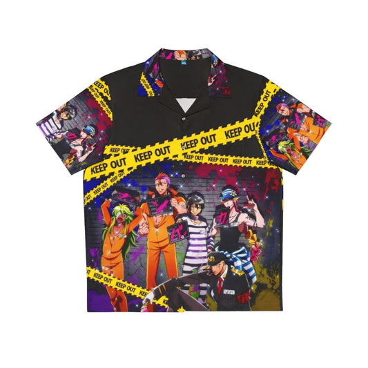 Nanbaka Characters Hawaiian Print Shirt