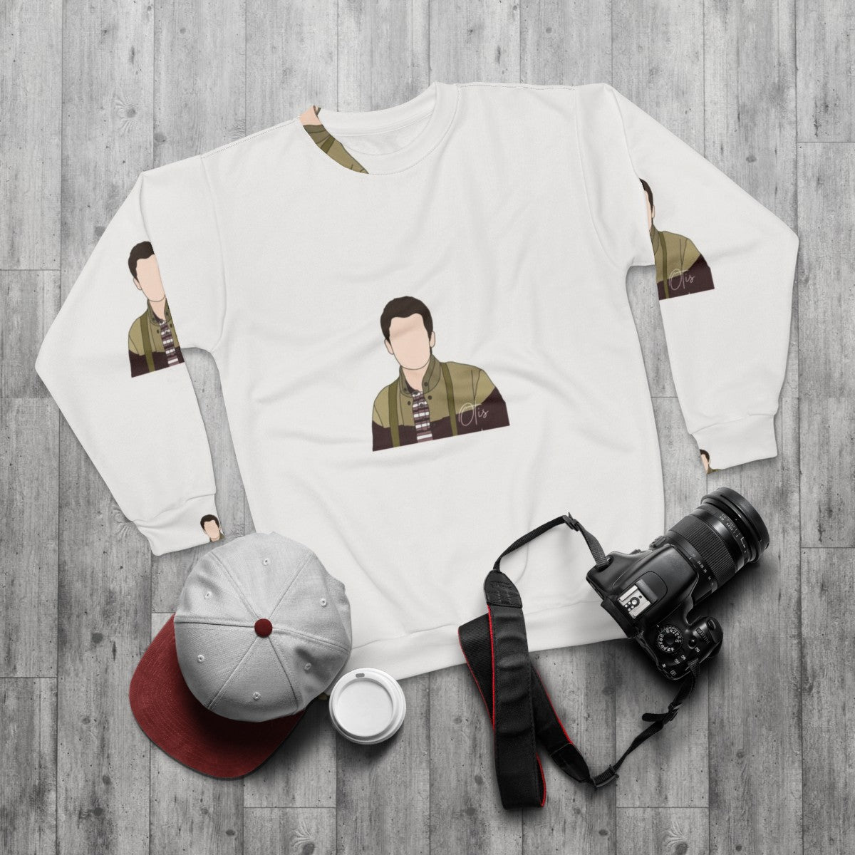 Otis Milburn Sex Education Netflix Sweatshirt - flat lay