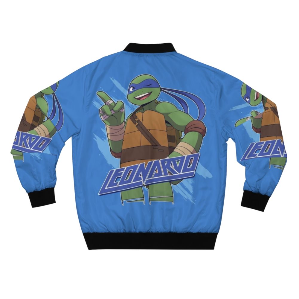 Leonardo TMNT 2012 Bomber Jacket - Back