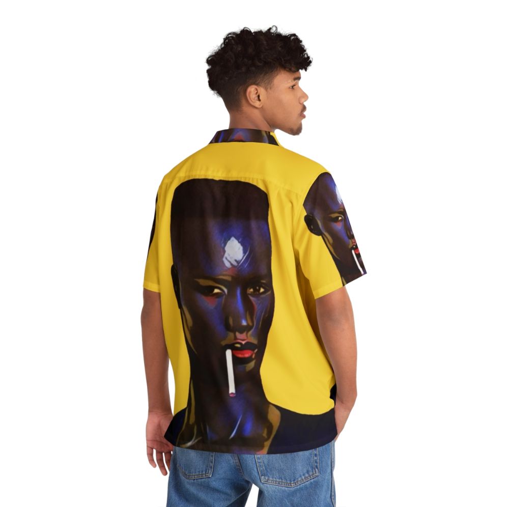 Amazing Grace Hawaiian Shirt featuring Grace Jones - Flat lay