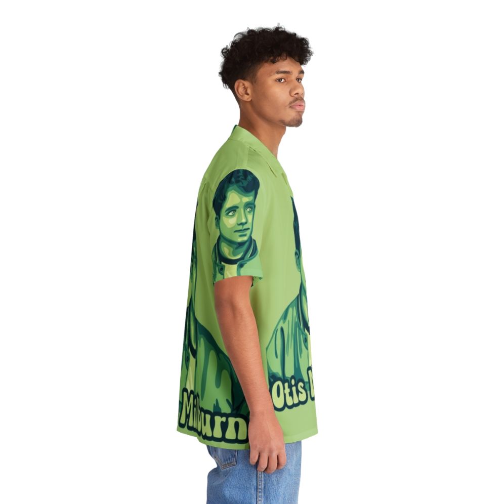 Otis Milburn Green Hawaiian Shirt from Sex Education Netflix - People Pight