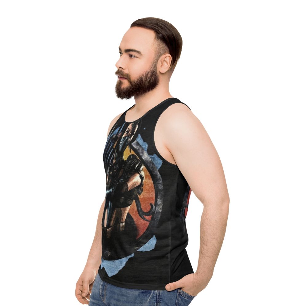 Mortal Kombat Kitana Unisex Gaming Tank Top - men side