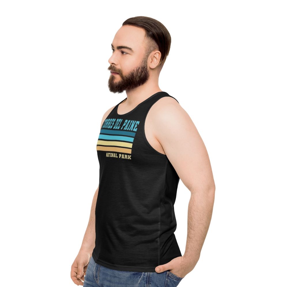 Patagonia Torres Del Paine National Park Unisex Tank Top - men side