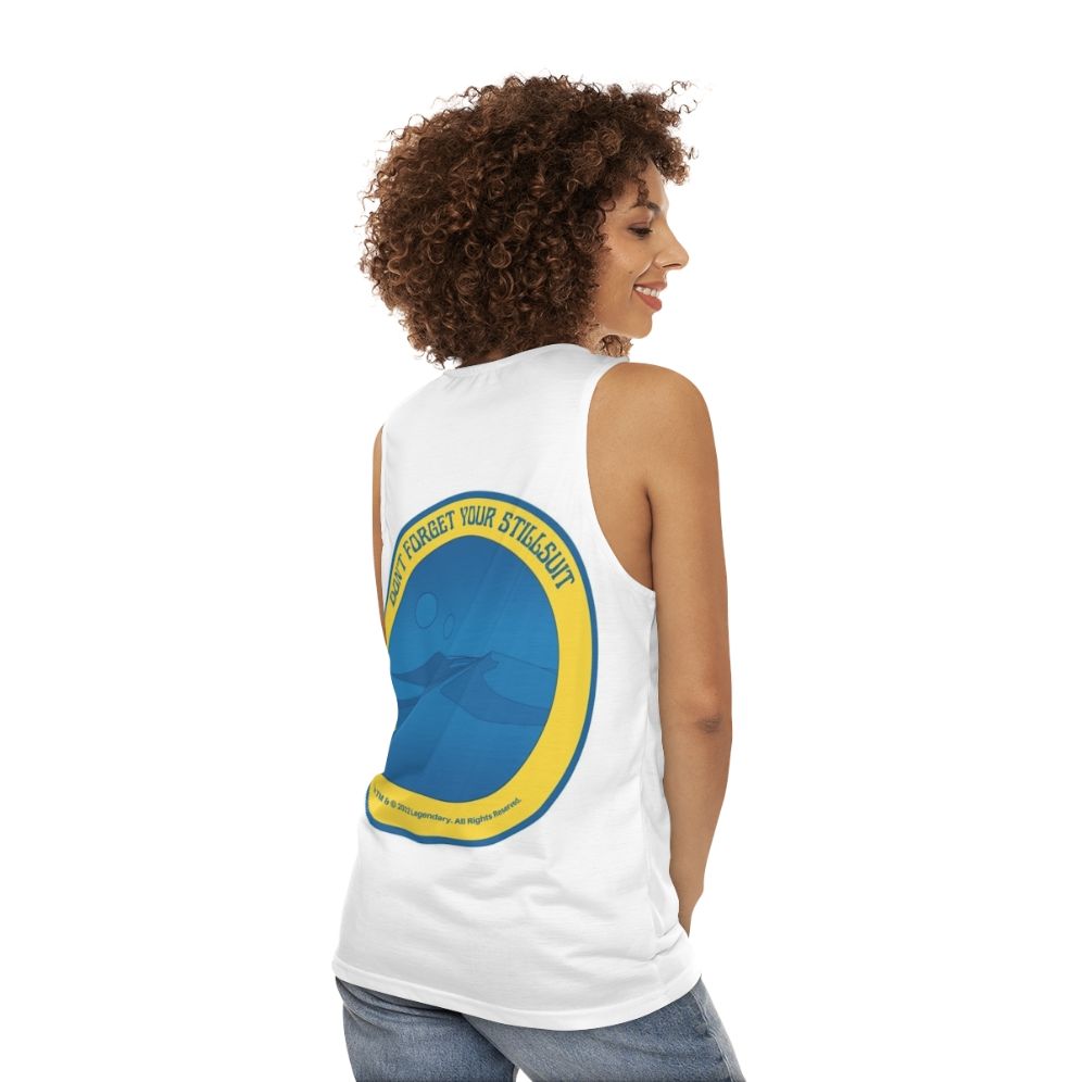 Unisex Dune Arrakis Desert Tank Top - women back