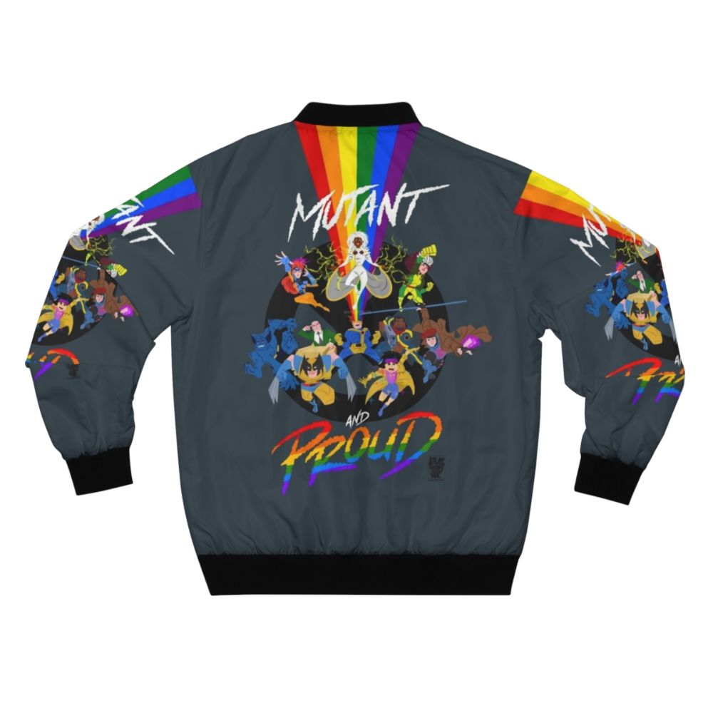 Mutant and Proud '92 X-Men Marvel Bomber Jacket - Back