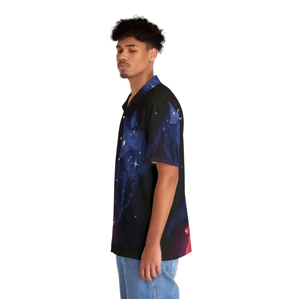 Cosmic Celestial Hawaiian Shirt for Children - People Left