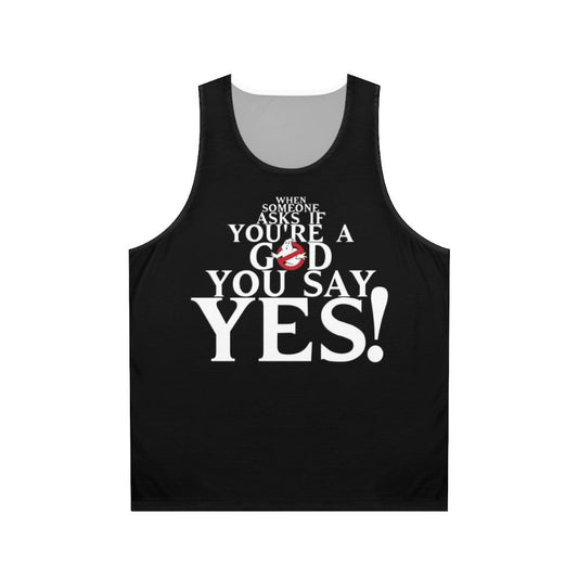 Ghostbusters "Are You a God?" Unisex Tank Top