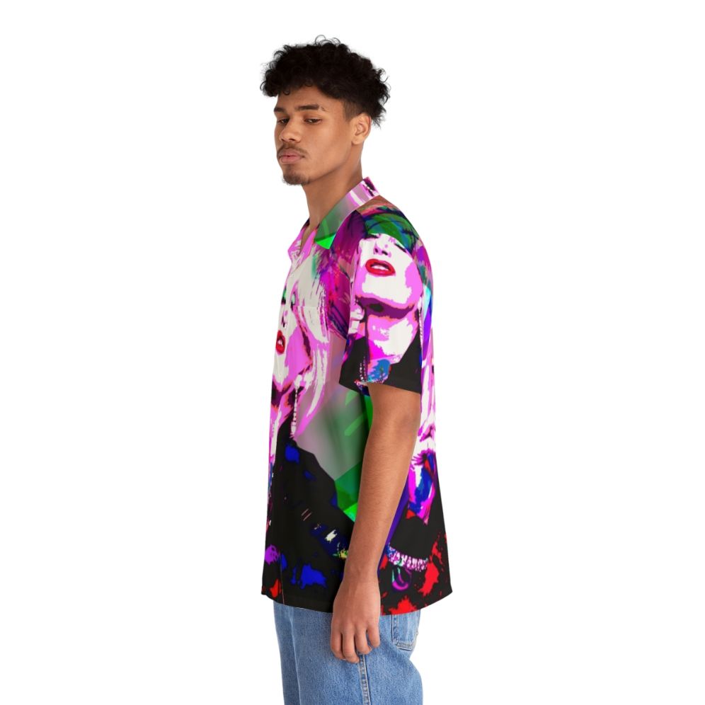 Patsy Hawaiian Shirt with Vibrant Pattern - People Left