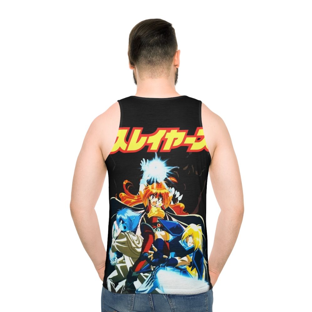 Slayers anime tank top featuring Lina Inverse - men back