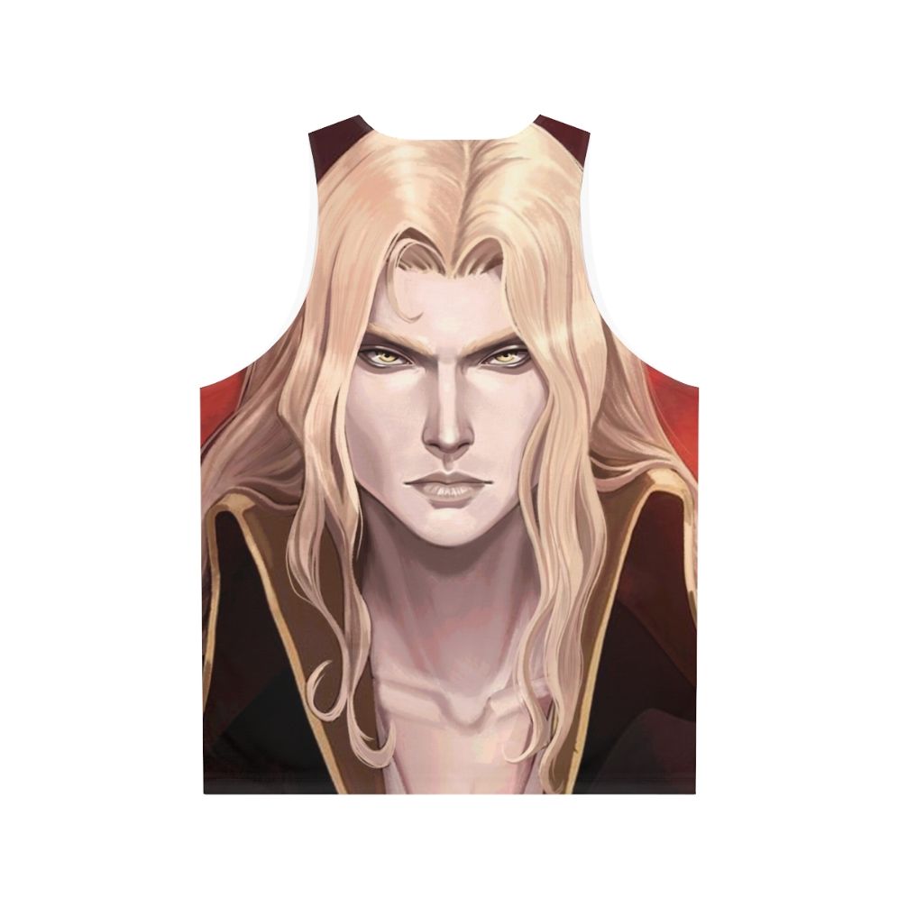 Castlevania Alucard Fanart Unisex Tank Top - Back